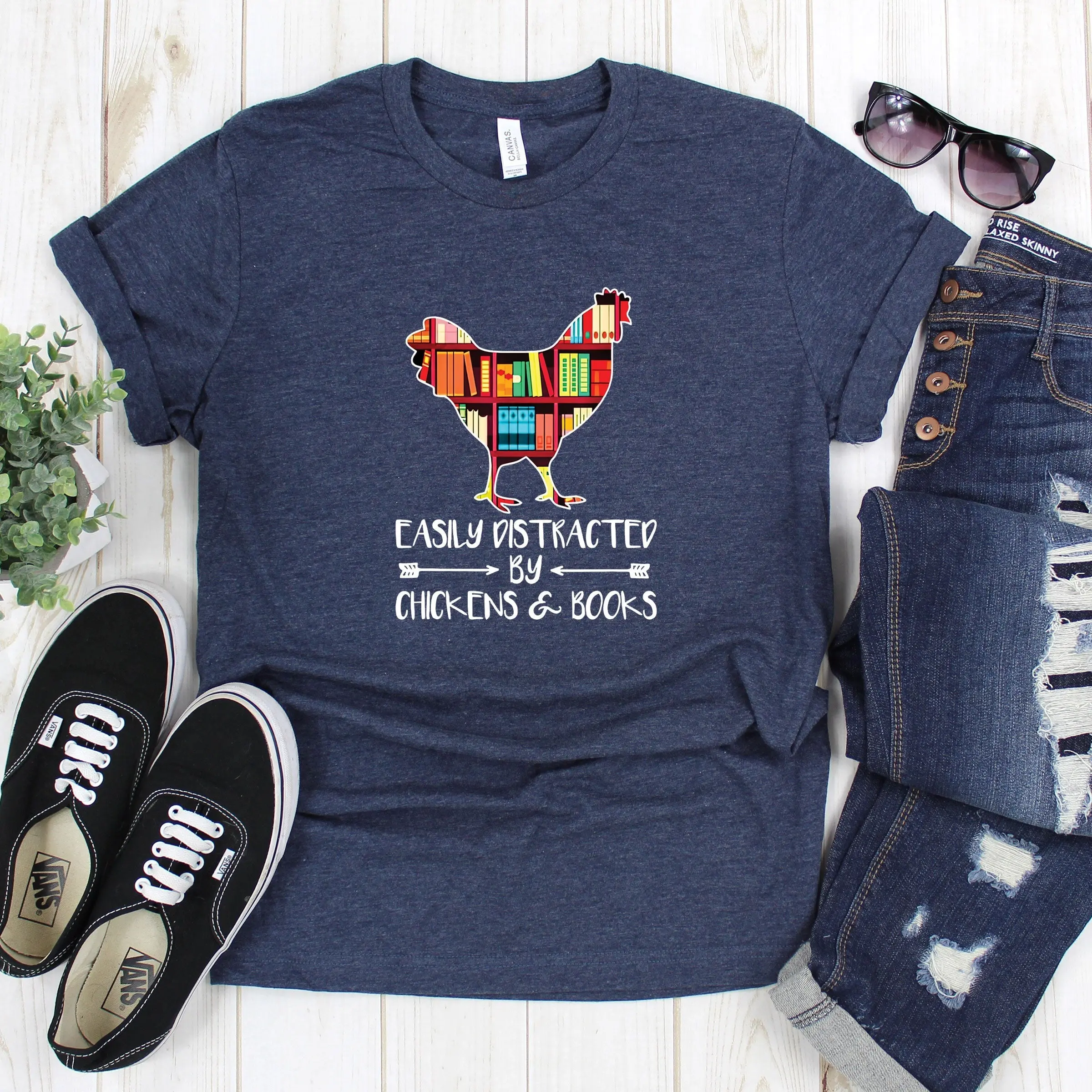 Chicken And Books Shirt (Toddler) - Image 5