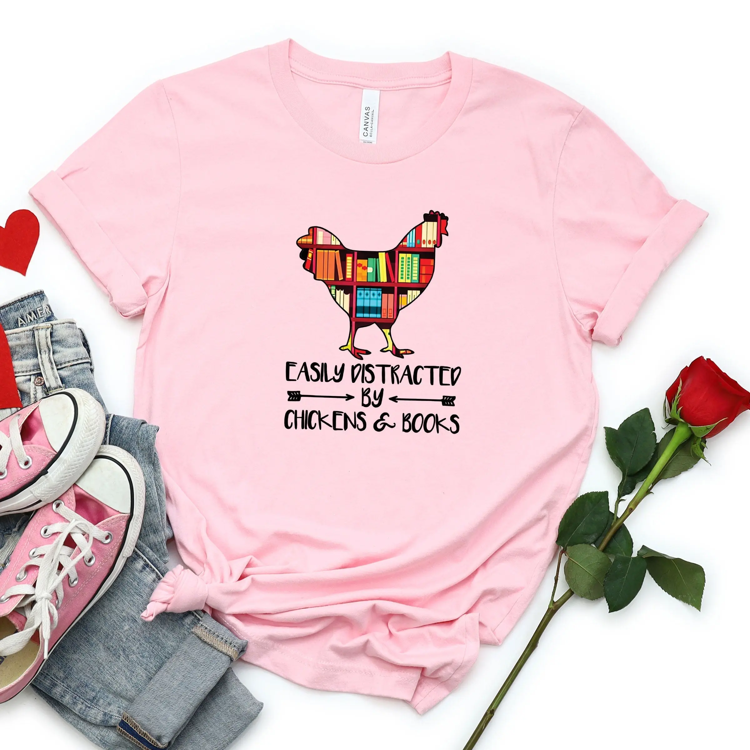 Chicken And Books Shirt (Toddler) - Image 6