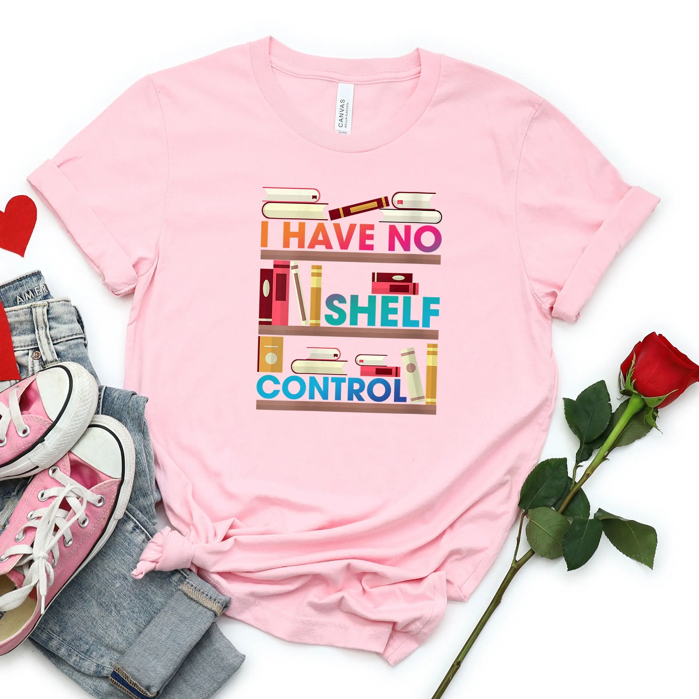 I Have No Shelf Control Shirt (Youth) - Image 6