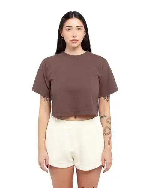 Shaka Wear SHGDC Women's Garment-Dyed Crop T-Shirt - Image 3