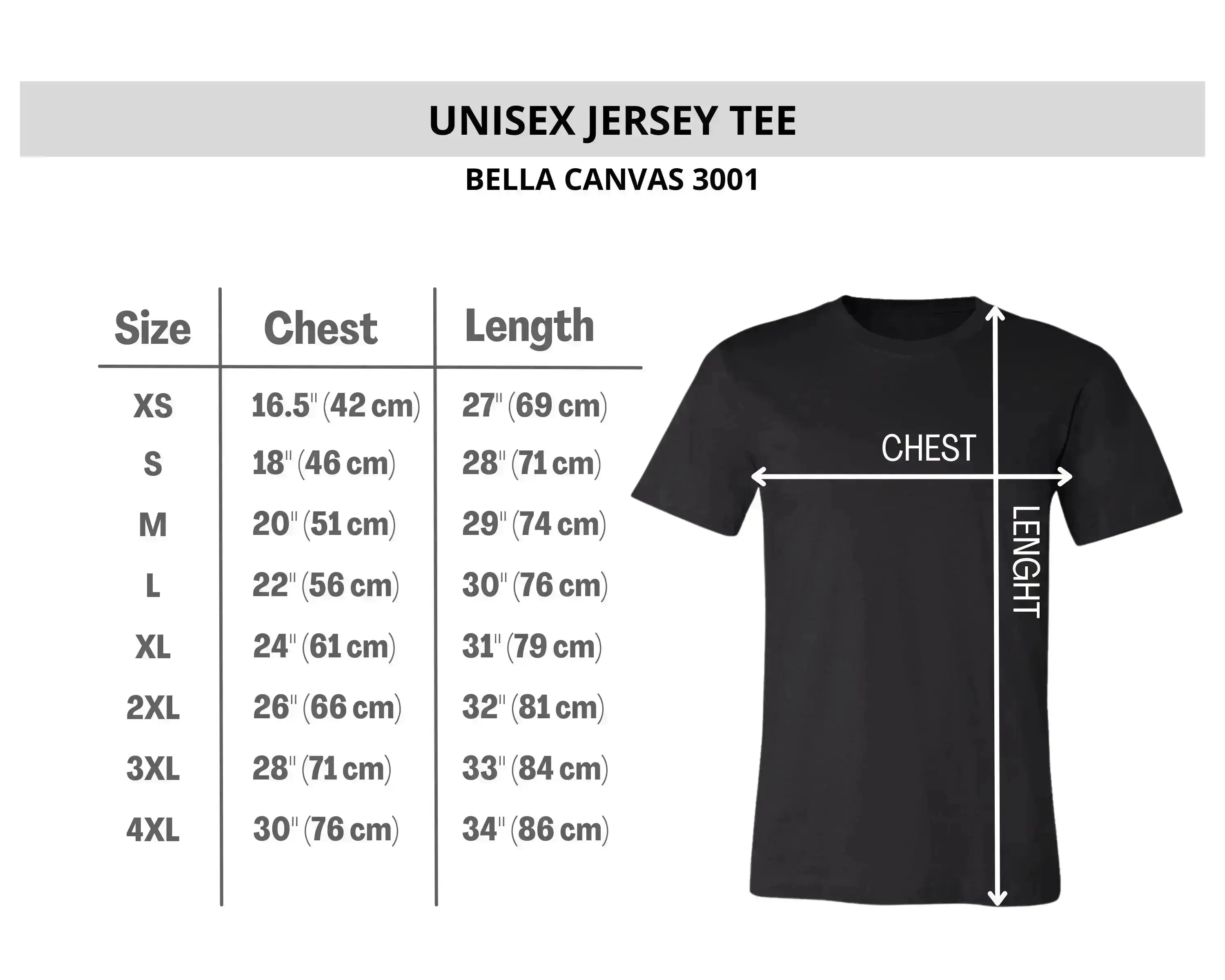 Bella + Canvas 3001 Jersey Tee - Image 3