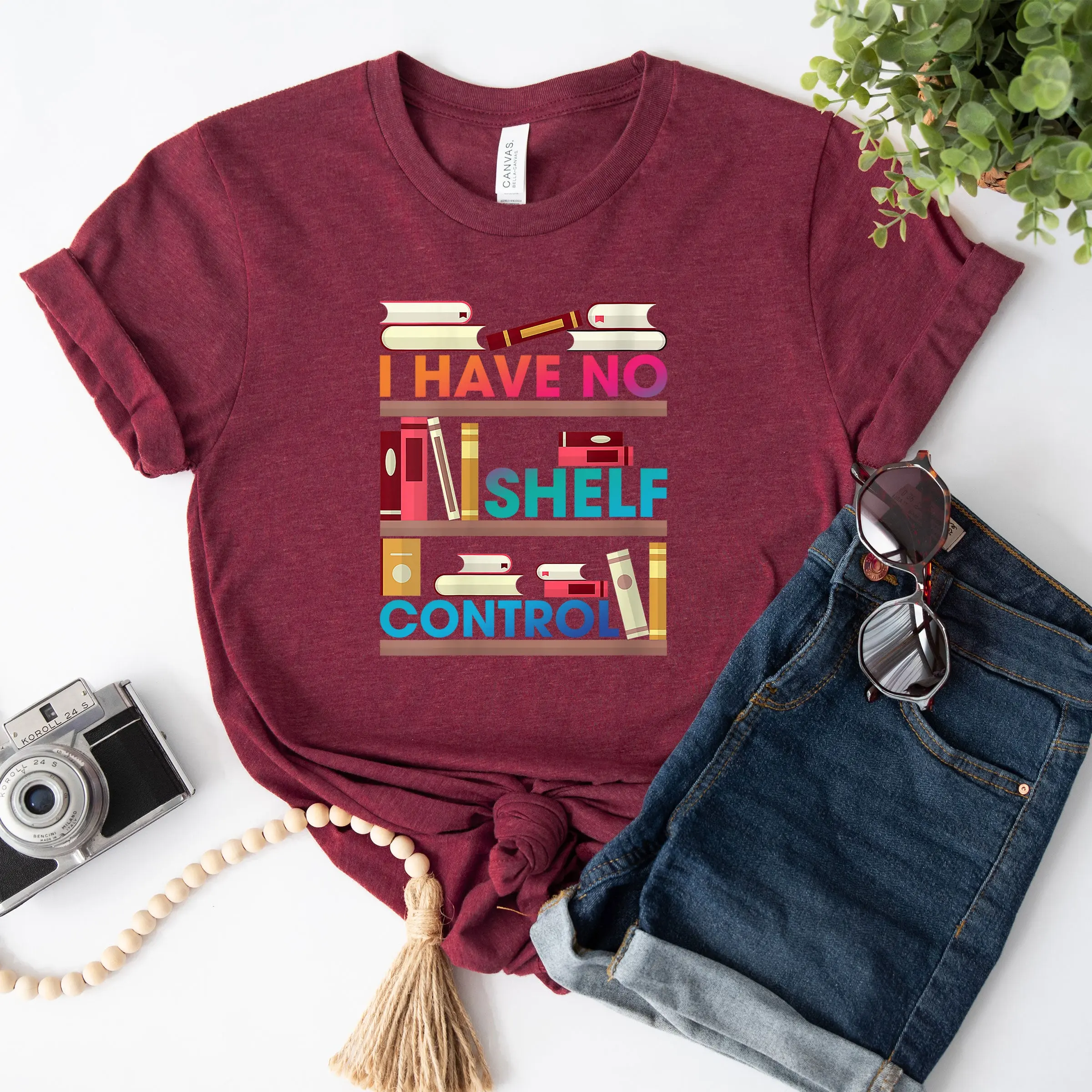 I Have No Shelf Control Shirt (Unisex) - Image 4