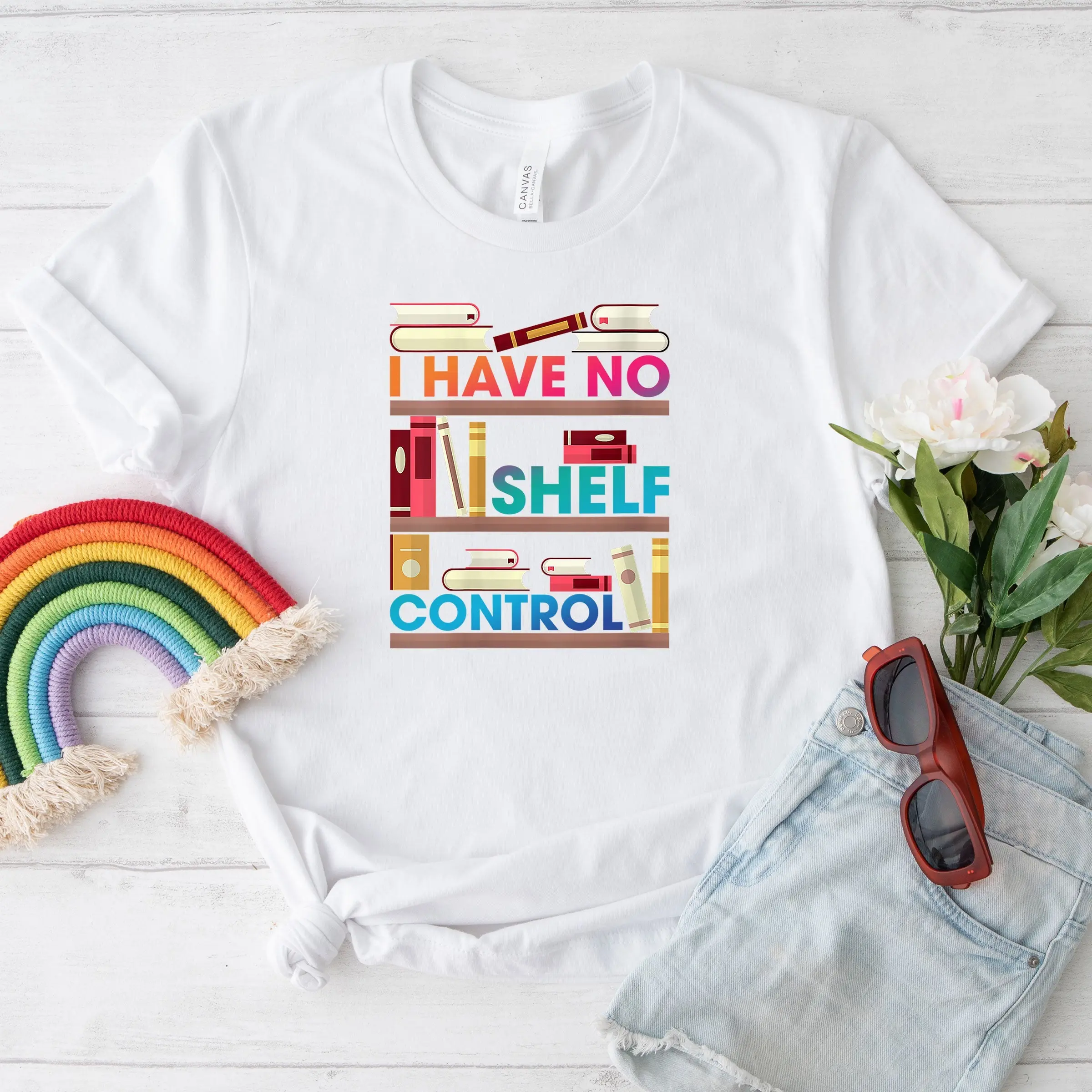 I Have No Shelf Control Shirt (Toddler) - Image 8