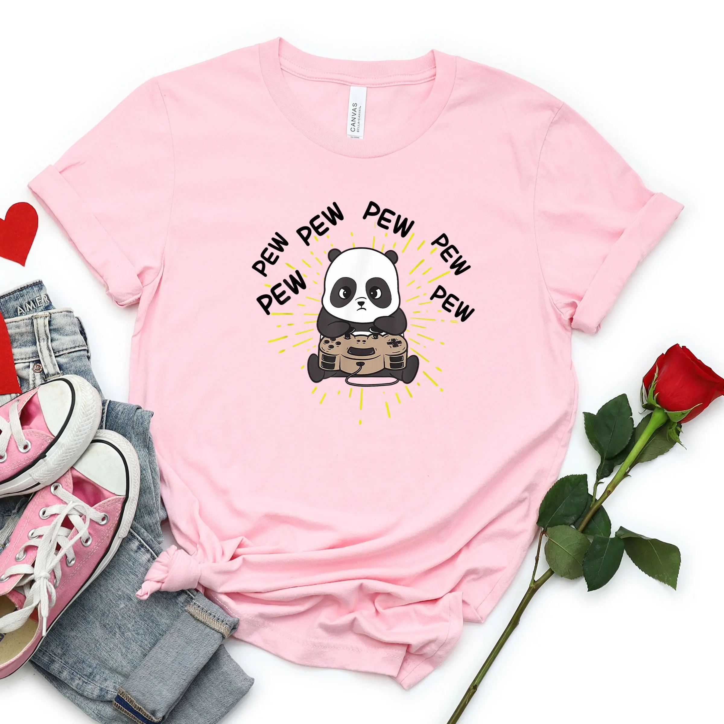 Player Panda Shirt (Unisex) - Image 6